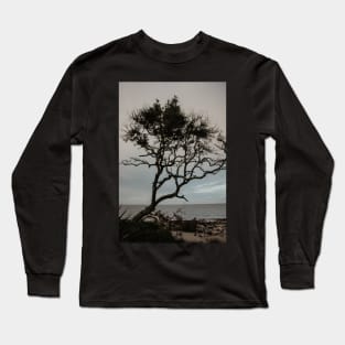 Driftwood Beach Tree Long Sleeve T-Shirt